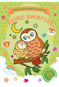 Bajeczna kolorowanka. Dzieci zwierzt