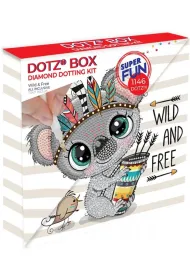 Diamond Dotz. Haft diamentowy. Dzikie i wolne Dante
