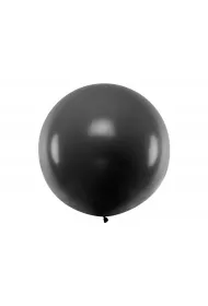 PartyDeco Balon okr�g�y Pastel Black 1m