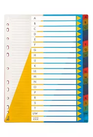 Tetis Przek�adki A4 alfabetyczne A-Z