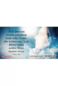 Magnes na lod�wk�. Pan bowiem swoim wzrokiem bada ca�� Ziemi�, aby wzmacnia� tych, kt�rzy maj� wobec niego szczere serca. Magnes 18
