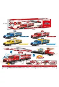 Pojazd transportowy+tor samochodowy z katapult� Ciuciubabka