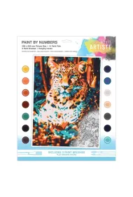 Malowanie po numerach - Leopard 40x30cm Dalprint
