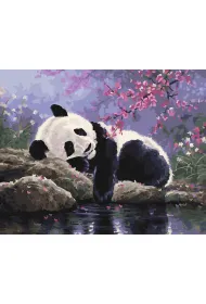 Twoje Hobby Malowanie po numerach - Panda na odpoczynku 40x50cm