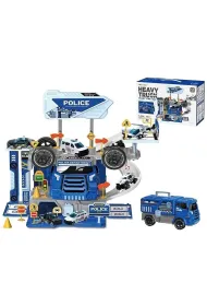 Parking bazy policyjnej z pojazdami 46el Adar