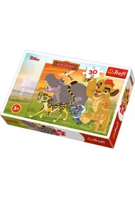 Puzzle 30 el. Lwia Stra� - Weso�o naprz�d Trefl