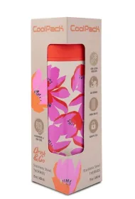 Bidon metalowy z kubeczkiem Vectis. Flores Rosa