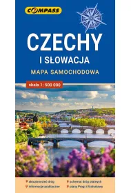 Czechy i S�owacja mapa samochodowa skala 1 : 500 000