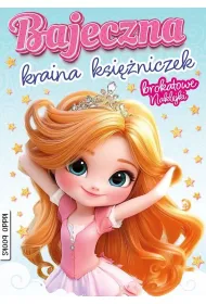 Bajeczna kraina ksi�niczek. Brokatowe naklejki