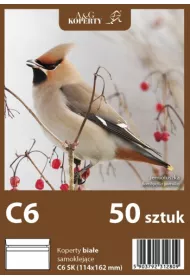 A G Koperty Koperta C6 Samoprzylepna bia�a 2809 50 szt.