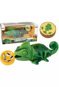 Kameleon zdalnie sterowany zielony 28cm LeanToys