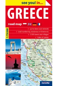 Grecja Mapa samochodowa 1:750 000