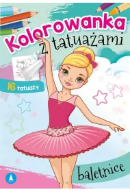 Malowanka A5 Kolorowanka z tatua�ami. Baletnice SKRZAT 073645