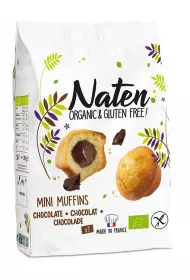 Naten Muffinki mini z nadzieniem orzechowo - kakaowym 200 g Bio