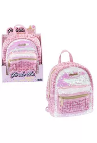 PLECAK TWEEDOWY CEKINY GIRABRILLA 21X25X15 WB6