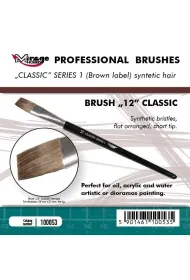 P�dzelek p�aski high quality classic rozm 12