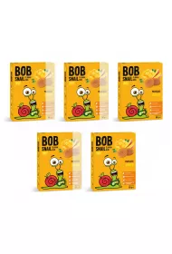 Bob Snail Przekska mango bez dodatku cukru Zestaw 5 x 60 g