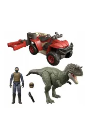 Jurassic World Dinozaur i pojazd terenowy Mattel