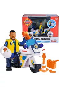 Straak Sam Motor policyjny z figurk Simba