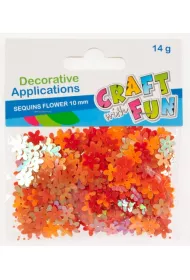 Craft with Fun Cekiny metaliczne Kwiaty 10 mm