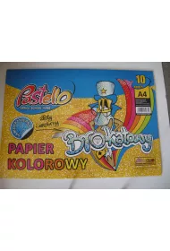 Alfa Pastello Papier brokatowy A4 samoprzylepny 10 kolor�w
