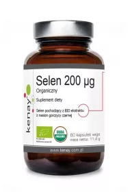 Kenay Selen 200 mcg Suplement diety 60 kaps. Bio