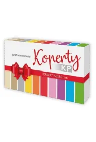 Koperty kolorowe na pieni�dze 85x150 50szt, Pol-Mak