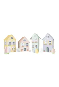 Wiosenne domki DIY (4 szt.)