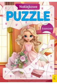 Ksi�niczki. Naklejkowe puzzle