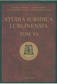 Studia Iuridica Lublinensia t VI