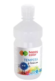 Happy Color Farba tempera Premium bia�a 500 ml