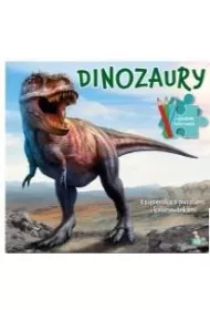 Dinozaury. Ksi��eczka z puzzlami i kolorowankami