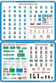 Visual System Podk�adka edukacyjna. Znaki informacyjne, poziome
