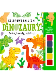Dinozaury. Kolorowe paluszki