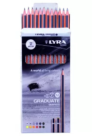 Lyra Owek grafitowy 4H-6B 12 szt.