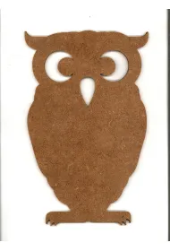 Enpap Ozdoba z p�yty MDF - sowa 003 36x27 cm