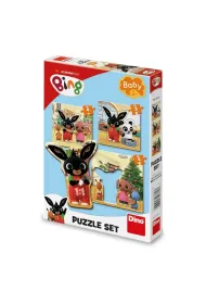 Puzzle Baby 3w1 Kr�lik Bing 3, 4 i 5el Dino Toys