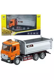 Ci�ar�wka wywrotka pomara�czowa 1:50 LeanToys