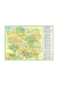 Podk�adka na biurko Polska mapa administracyjna