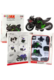 Motocykl do skr�cania metalowy 1:14 LeanToys