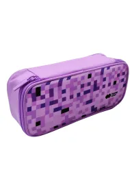 Happy Color Pi�rnik saszetka z zamkiem i klapk� wewn�trzn�, prostok�tny, PIXI Violet
