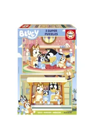 Puzzle drewniane 2x16 Blue Educa