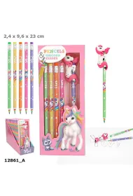 Depesche O��wki t�czowe + figurka Jednoro�ec Ylvi 12861A
