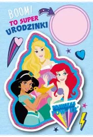 Kukartka Karnet B6 DSK-006 Urodziny Ksi�niczki (wymienne cyfry)