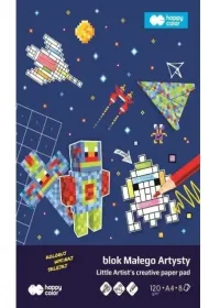 Happy Color Blok ma�ego artysty A4 8 ark Pixi Planet