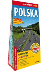 Polska mapa samochodowa 1:1 000 000 laminat 2025