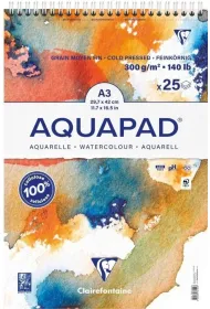 Clairefontaine Blok A3+ akwarelowy aquapad 300g 25ark
