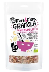 Diet-Food Granola z orzechami nerkowca i morw� bia�� 300 g Bio
