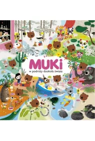 Muki w podr�y dooko�a �wiata. Ksi��ka z naklejkami