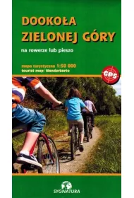 Mapa turystyczna - Dooko�a Zielonej G�ry